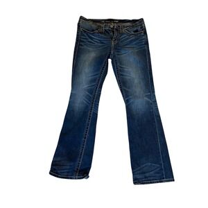 Victoria's Secret Low Rise Bootcut Jeans Y2K-Inspired Beaded Pockets Rhinestone